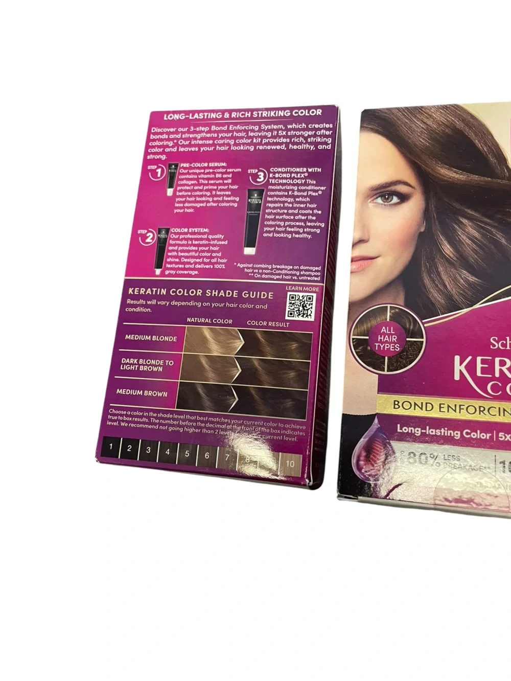 Keratin Hair Dye — Delicate Praline (Pink-Toned Brown) 2pack
